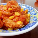 食べにくい…でも旨し!ケジャンのトマコーン煮込み♪