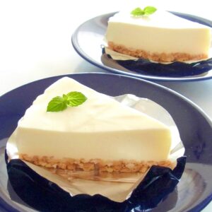 普通のレアチーズケーキ