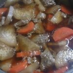 馬肉煮込み(醤油味)