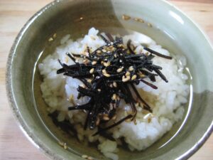 旨い！☆塩こんぶの白だし茶漬け☆