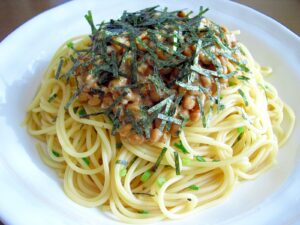 簡単♪我が家の“納豆パスタ”