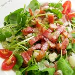 フレンチシェフ直伝！簡単クレソンサラダ♪（茗荷他）