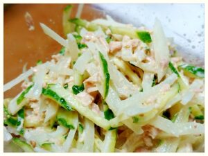 ヤーコンのツナサラダ