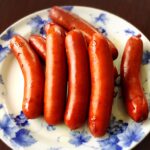 市販のソーセージが大変身!!ソーセージの燻製