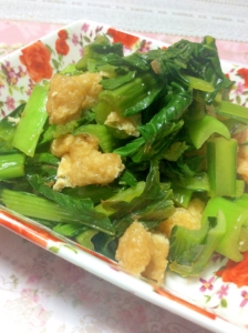 レンジで５分♡小松菜の煮びたし