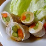 レンジで簡単！鶏ささみのアスパラ巻き