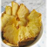 レンジでドライパイナップル