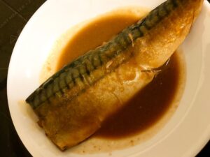 生姜チューブでサバの味噌煮