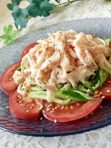 しっとりパサつかない♫ウチのバンバンジー