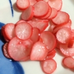 ビニール袋で簡単！ラディッシュの甘酢漬け