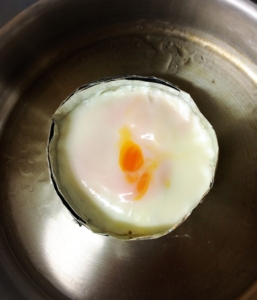 セルクルがなくても！ハンバーガー用玉子焼き