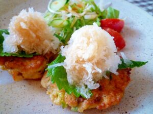 豆アジで★お魚ハンバーグ