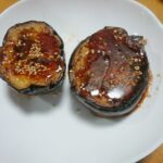 ごまと焼肉のたれの茄子焼き