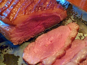 フライパンで簡単☆鴨のロースト　赤ワインソース