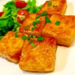 簡単節約♪うちのガリバタ豆腐ステーキ