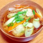 小アジが手に入ったら♪あったかアジのつみれ汁☆