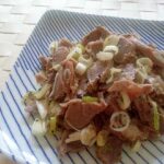 砂肝のねぎ塩レモン和え✿