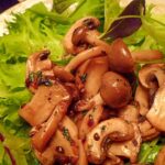 きのこドレッシングのサラダ