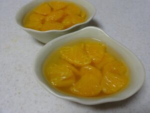 果実たっぷり！　八朔ゼリー