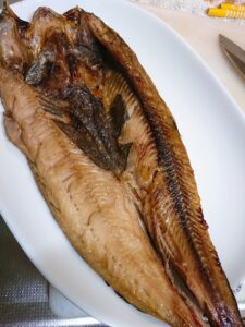 生ほっけの塩焼き