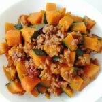 かぼちゃとひき肉煮