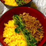 麺つゆで簡単そぼろ丼★