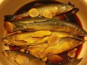 鮎の甘露煮