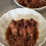 ヒイカの下処理！！甘辛煮！