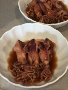 ヒイカの下処理！！甘辛煮！