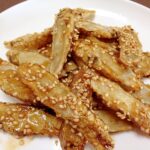 おつまみにも☆ごぼうの甘辛揚げ