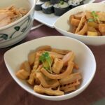 ごま油でこくうま!淡竹のポリポリ炒め煮♡