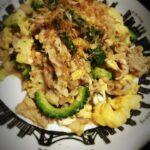 *豆腐なし！ゴーヤチャンプル！*