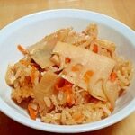 めんつゆで簡単竹の子ご飯