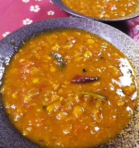 インド風タマリンドレンズ豆スープ