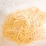 茹でたスパゲッティの保存方法