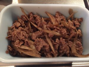 お弁当に！ごぼうと牛肉のしぐれ煮
