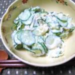 カニ缶で！きゅうりとカニのサラダ