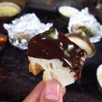 アルミ皿で簡単!BBQでチョコレートフォンデュ♪