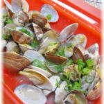 シリコンスチーマーであさりの酒蒸し♪