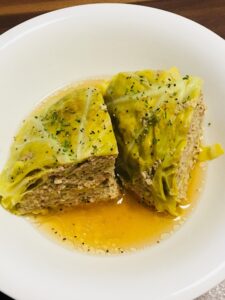 レンジで簡単♪ 巻かないロールキャベツ