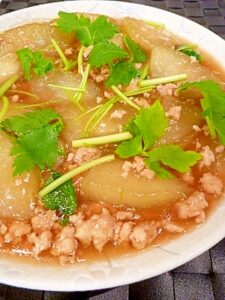 とろっとろ☆冬瓜のそぼろあん煮