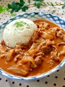 お家にある材料で☆本格ビーフストロガノフ