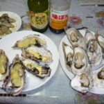 殻付き牡蠣は、レンジでチンが簡単。