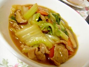 豚肉たっぷり　おいしい八宝菜