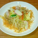 野菜ミックスを使って☆リンガーハット風皿うどん♪