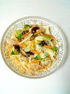 トロ～リ☆五目あんかけかた焼きそば☆