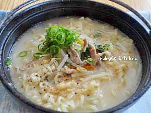 野菜たっぷり♪うまかっちゃんラーメン