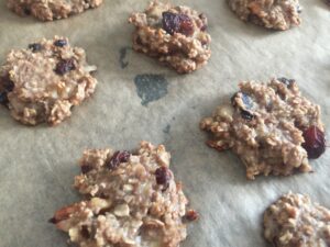 バター卵砂糖小麦不使用のオートミールクッキー