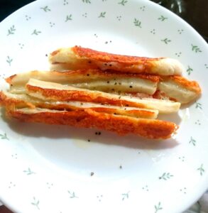 スピード調理⭐材料２つで！こんがりチーズちくわ