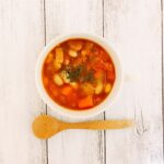 トマトから作るミネストローネ♪